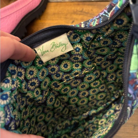 Vera Bradley Blue Rhapsody Floral Print Hand Bag Retired Pattern - Picture 6 of 9